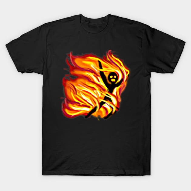 Panic. T-Shirt by infernallaura